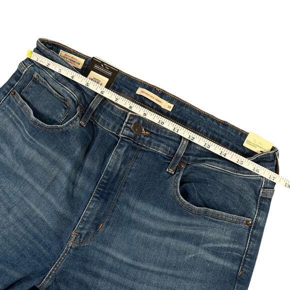 Levi's Women's 721 High Rise Distressed Skinny Jeans Size 34x30 - Picture 3 of 7